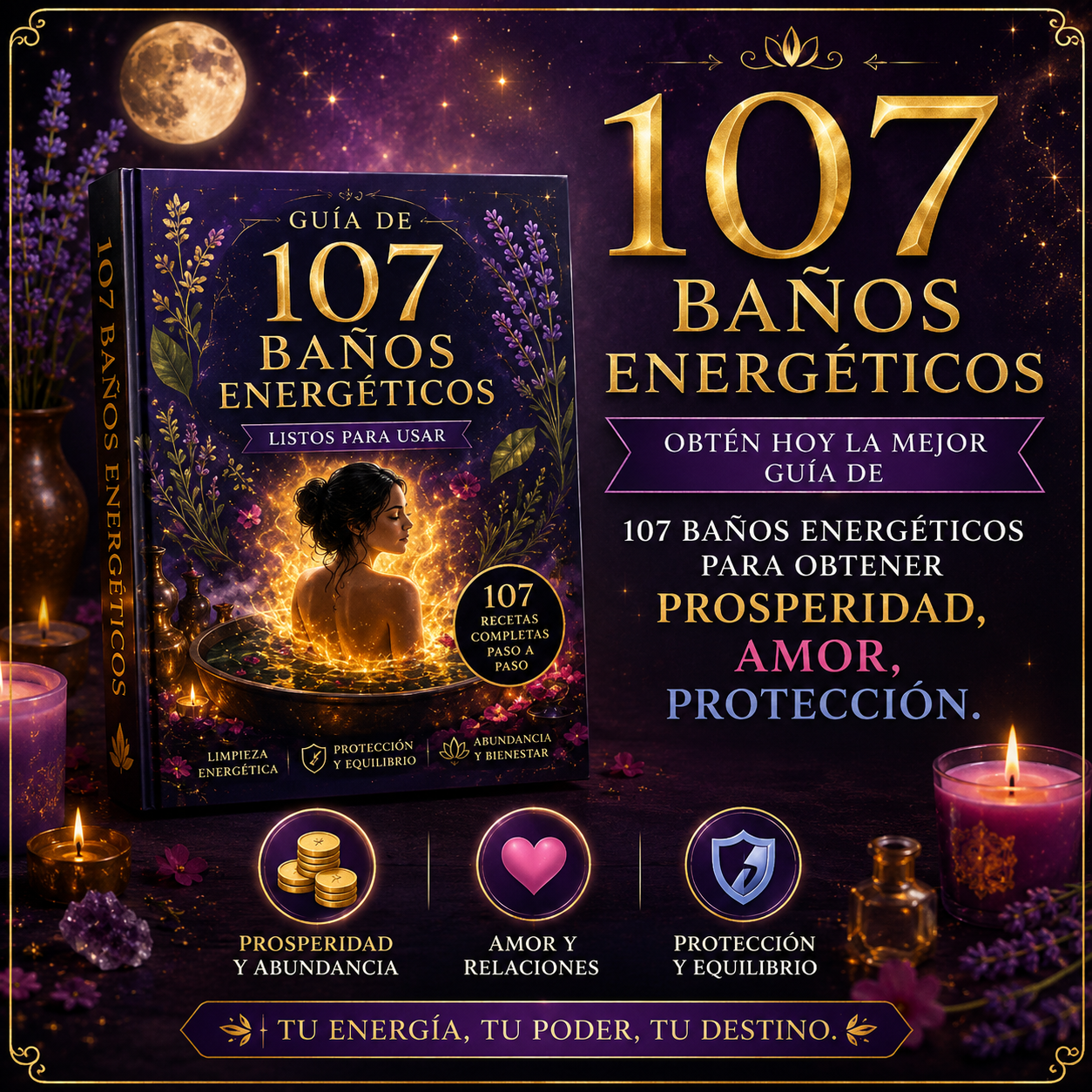 107 baños energéticos y de protección