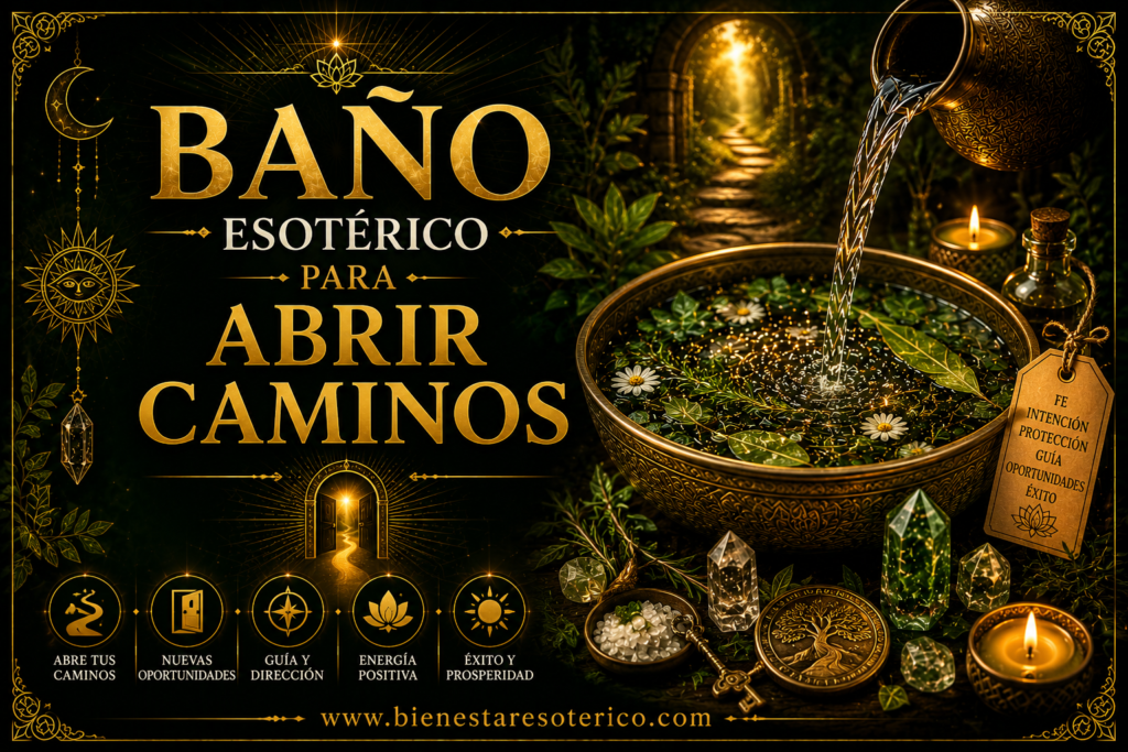 🚪✨ Baño Esotérico para Abrir Caminos y Atraer Nuevas Oportunidades