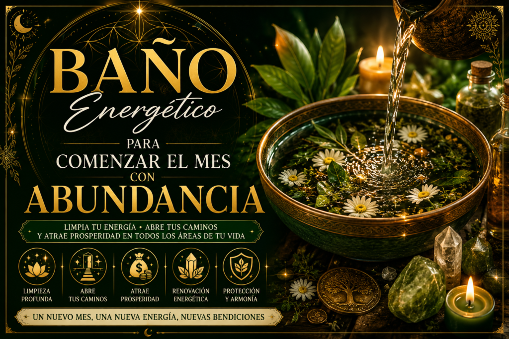 Baño energético para comenzar el mes con abundancia