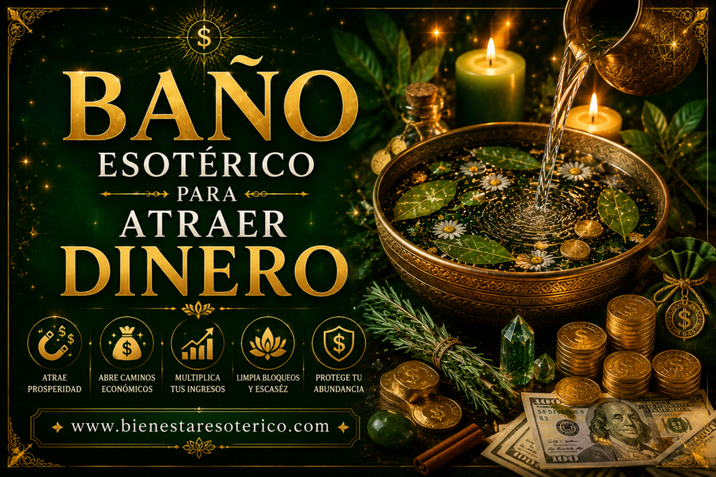 Baño Esotérico para Atraer Dinero