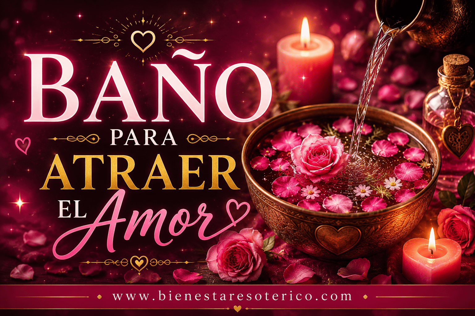Baño para atraer el amor
