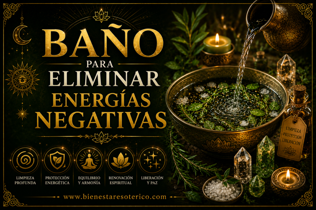 Baño para eliminar energías negativas
