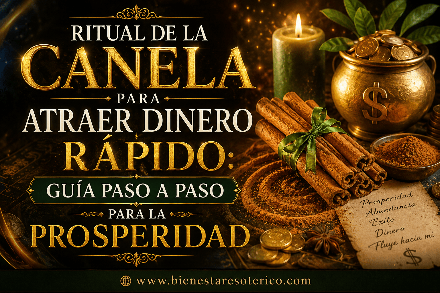 Ritual de la Canela para Atraer Dinero Rápido