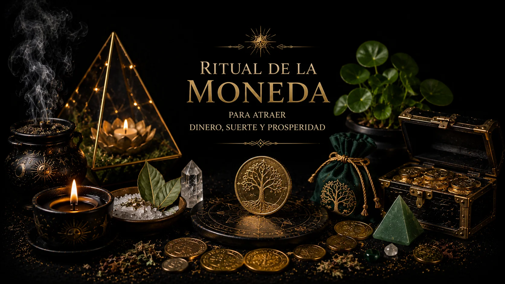 Aprende el ritual de la moneda paso a paso para atraer dinero