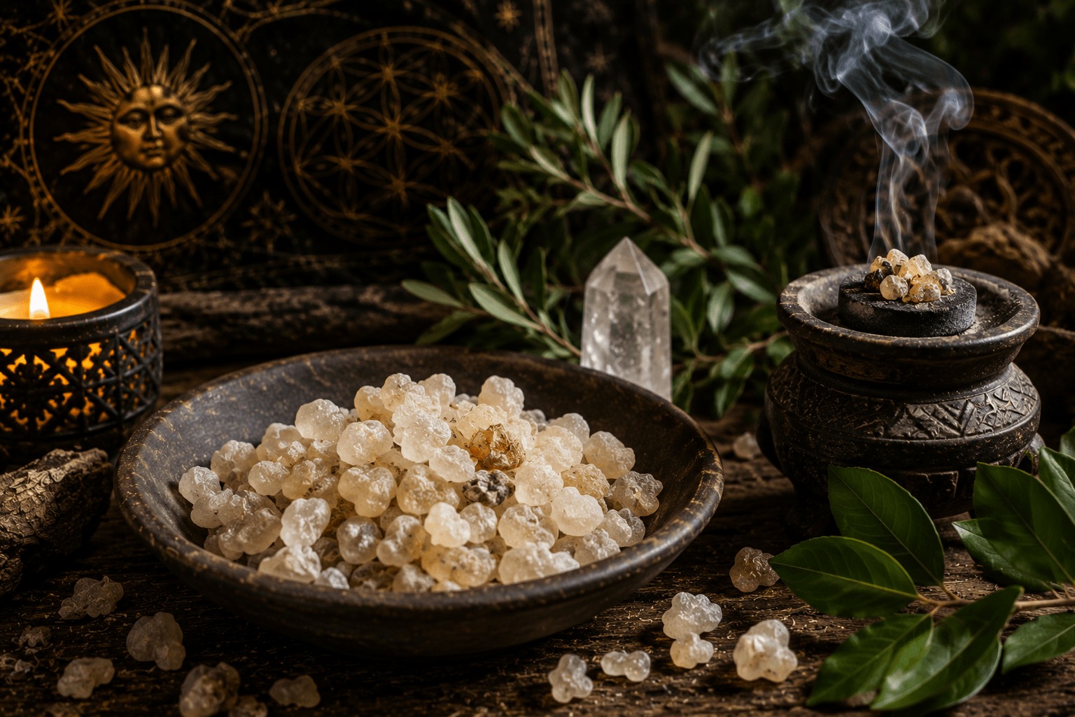 Resina natural de Copal Blanco