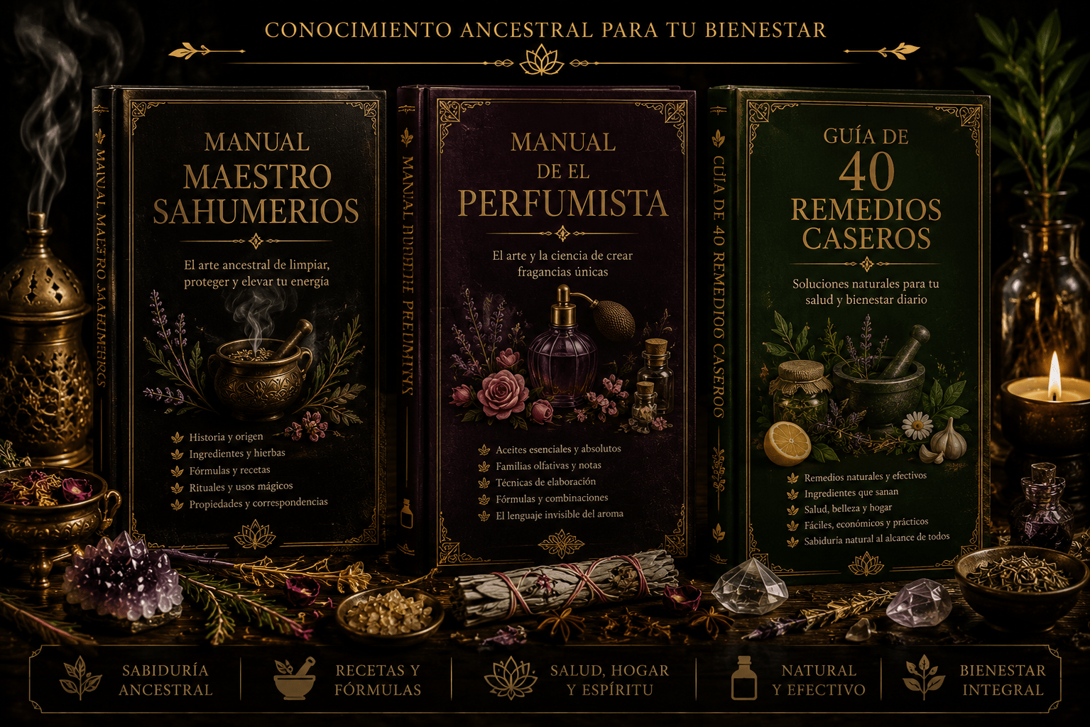 Sahumerios, Perfumes y Remedios