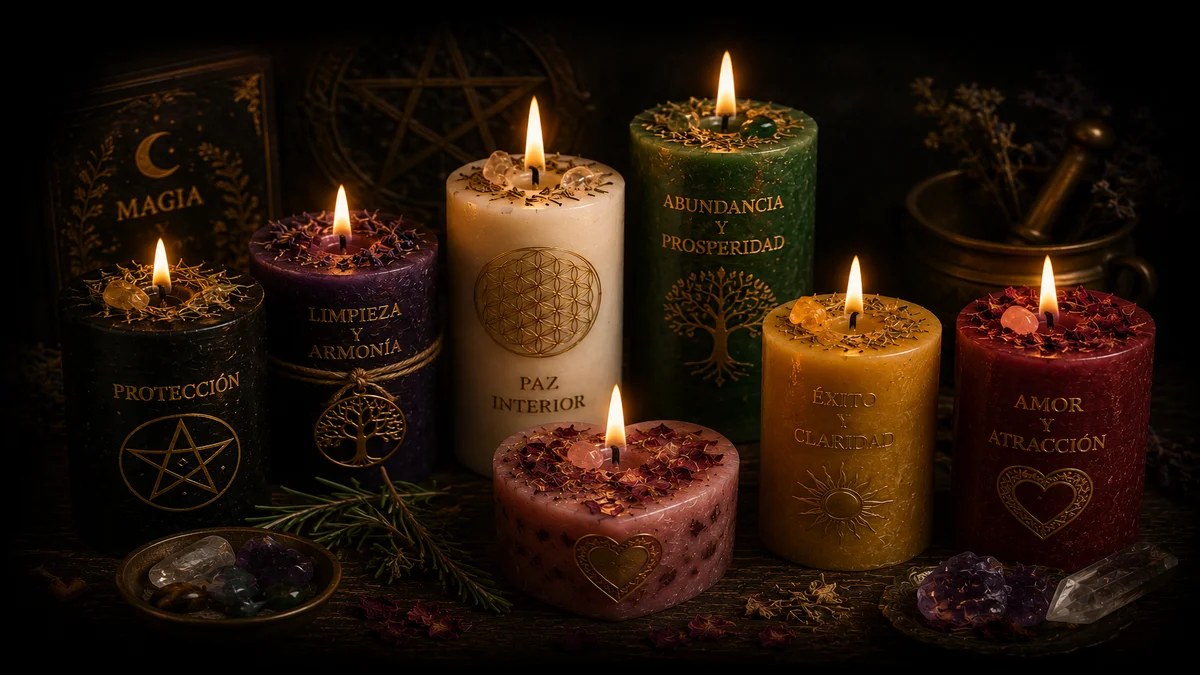 Velas esotéricas para la abundancia