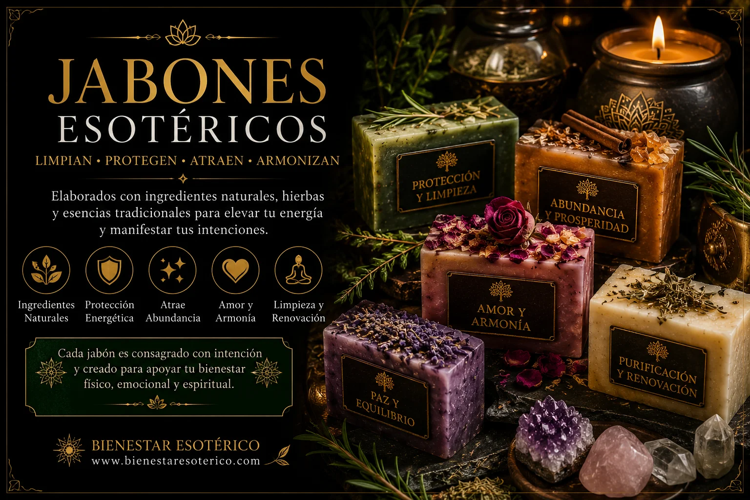 Kit de Jabones Esotéricos