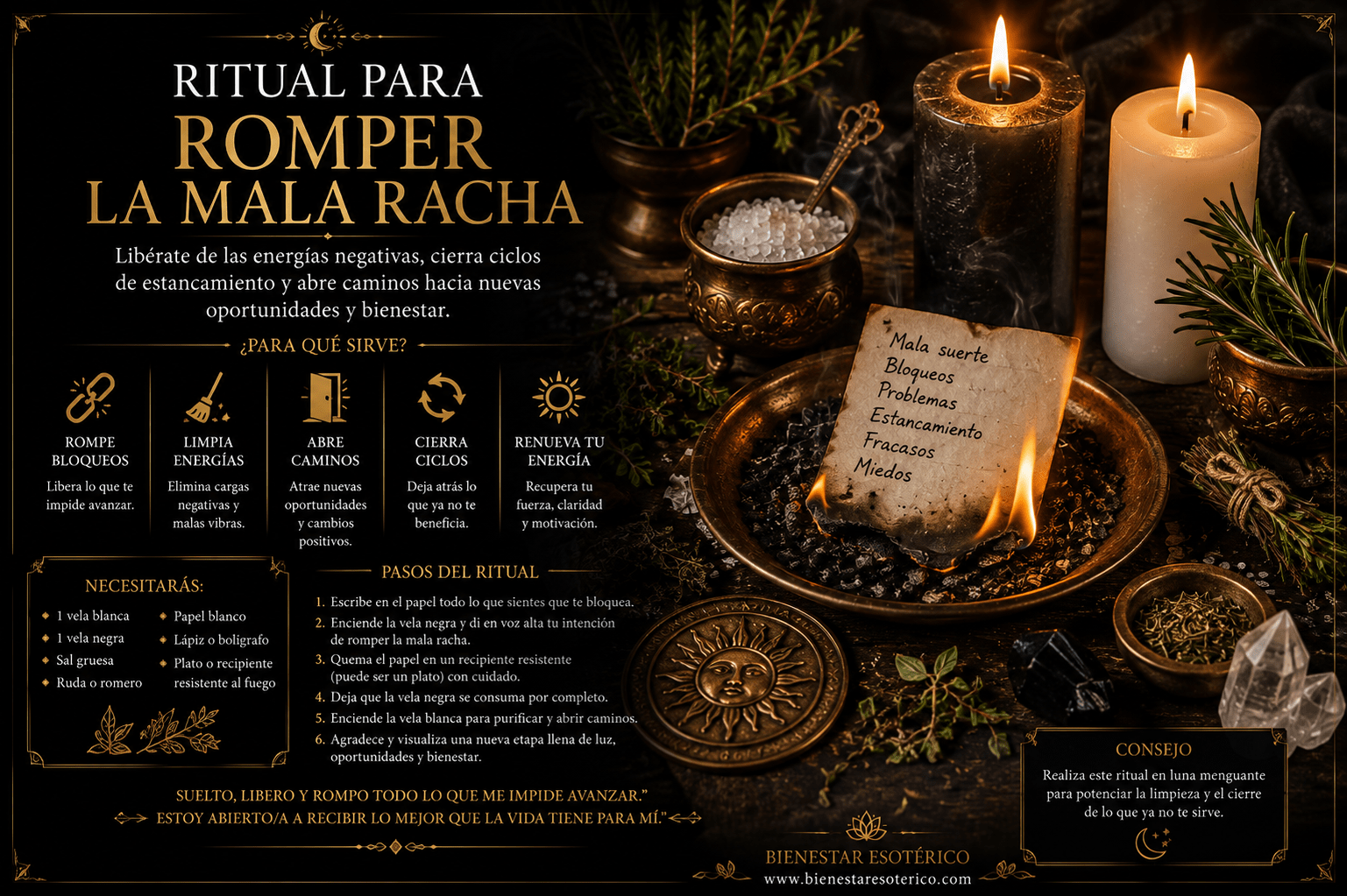 Ritual para Romper la Mala Racha
