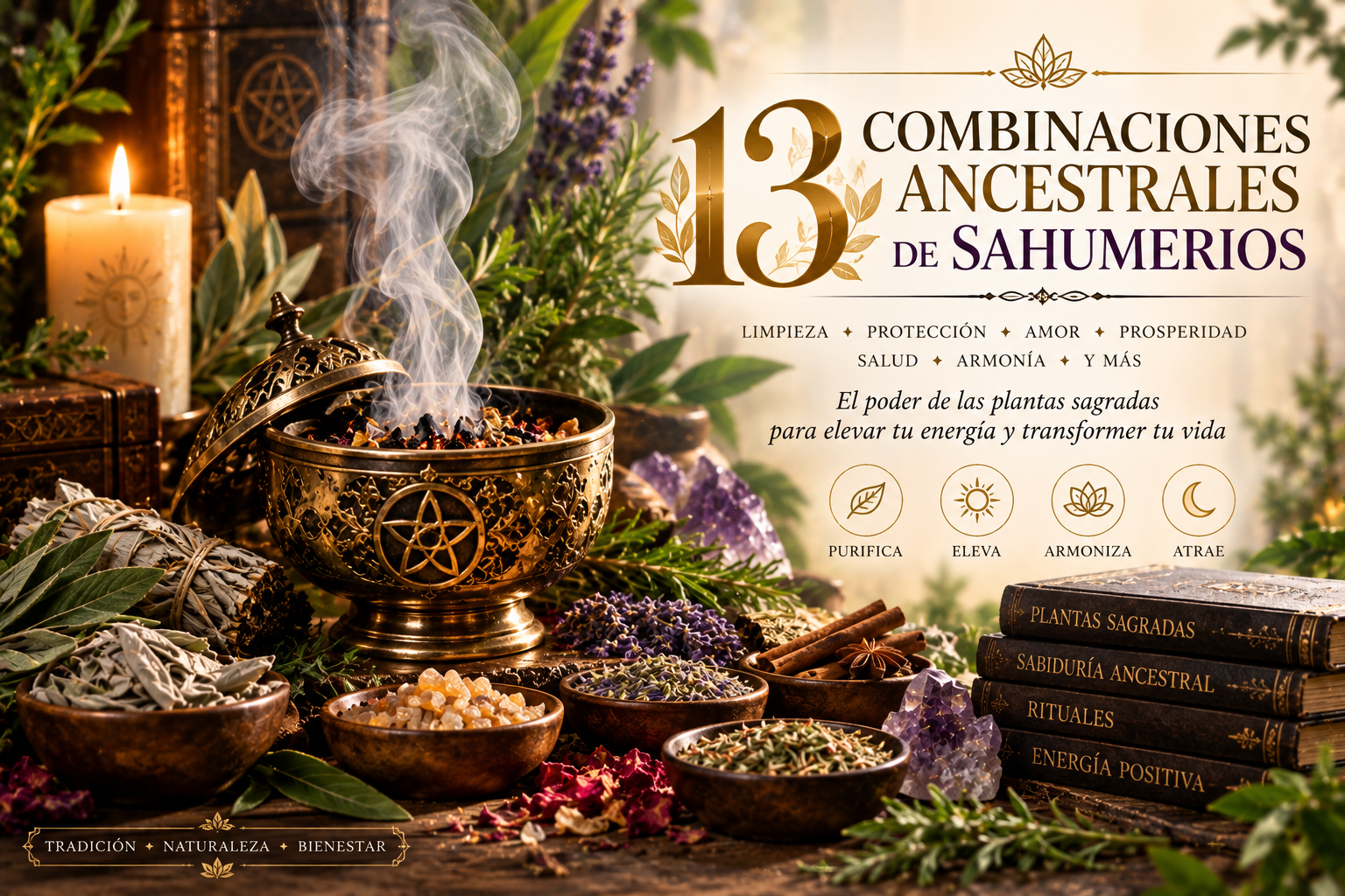 13 Combinaciones Ancestrales de Sahumerios