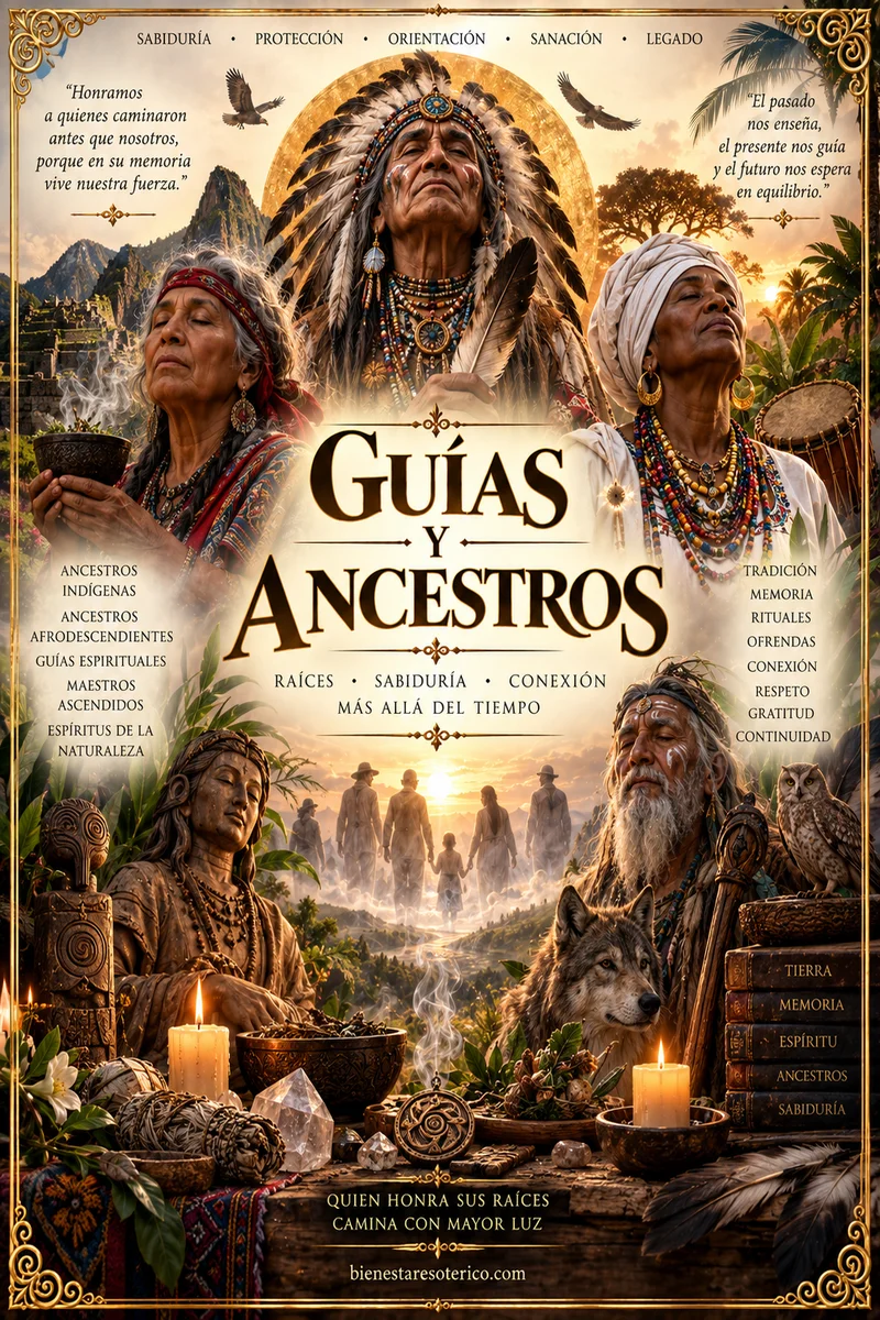 Guías y Ancestros: espíritus familiares, acompañamiento y orientación espiritual