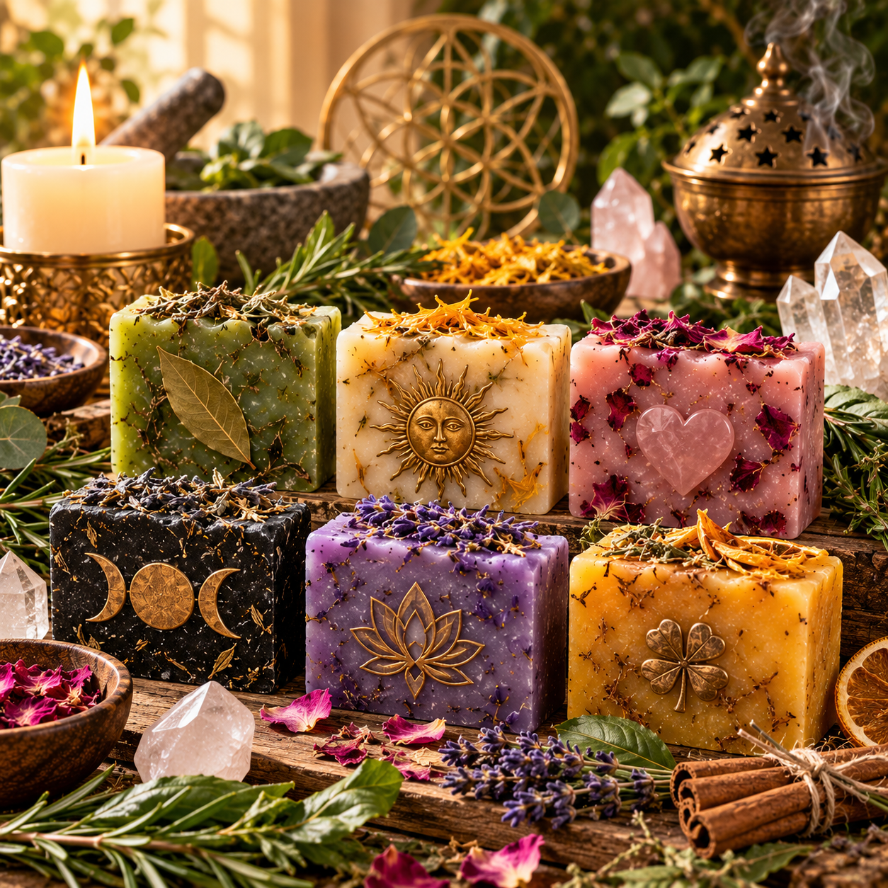 kit-limpieza-energetica-prosperidad 4 Jabones Esotéricos Artesanales