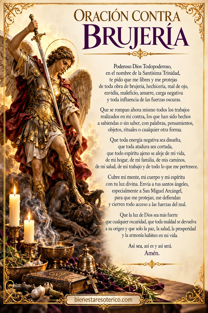 Oración Contra la Brujería - Protección Espiritual