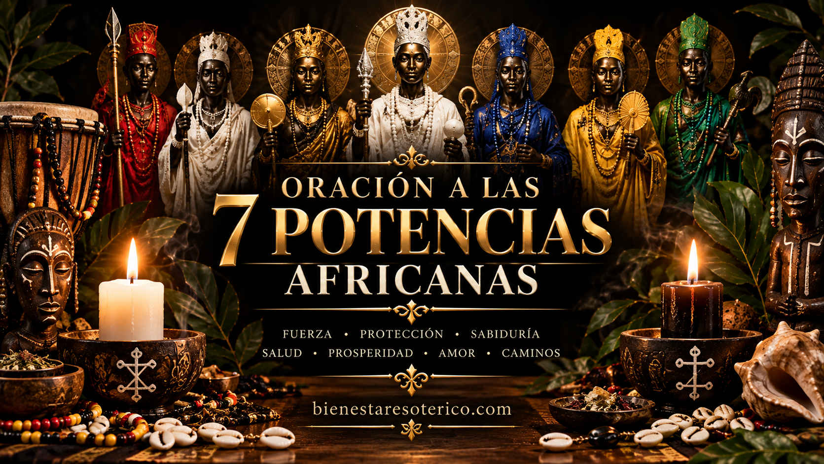Oración a las 7 potencias africanas