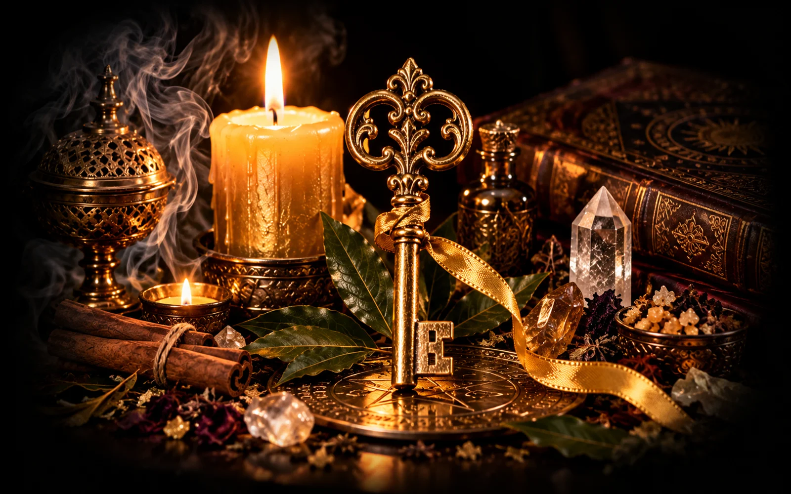 Imagen: materiales del ritual