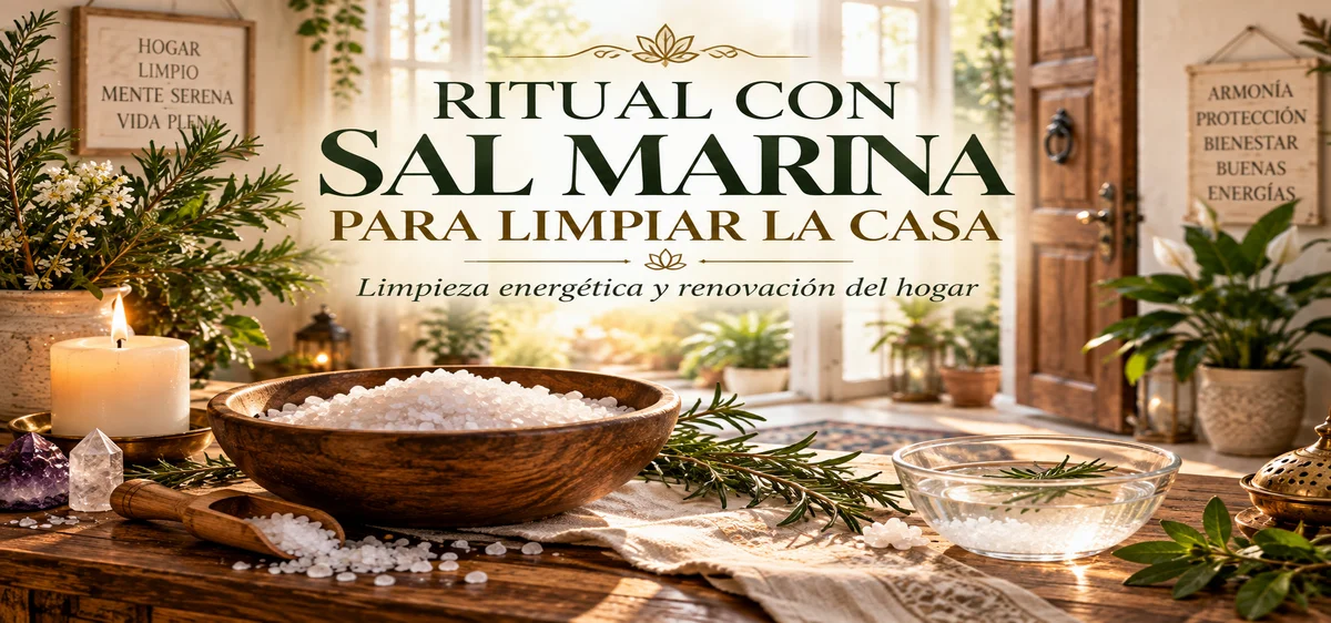 Ritual con sal marina