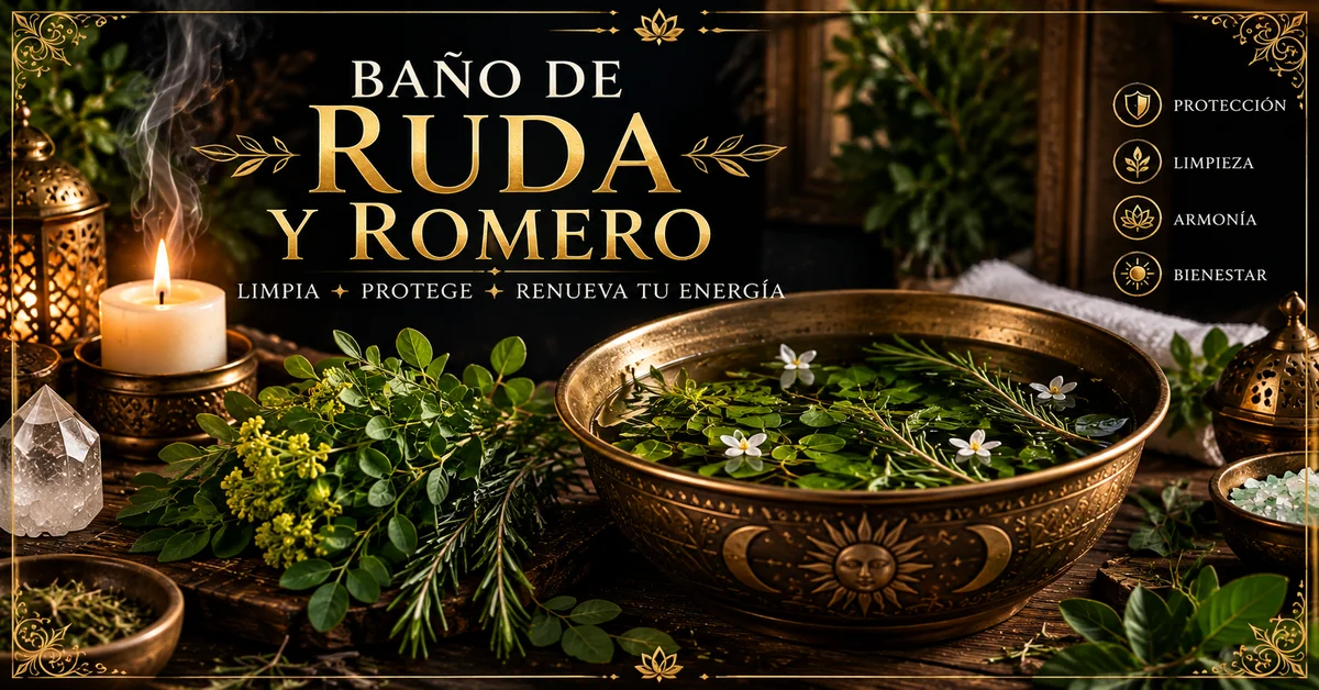 baño de ruda y romero