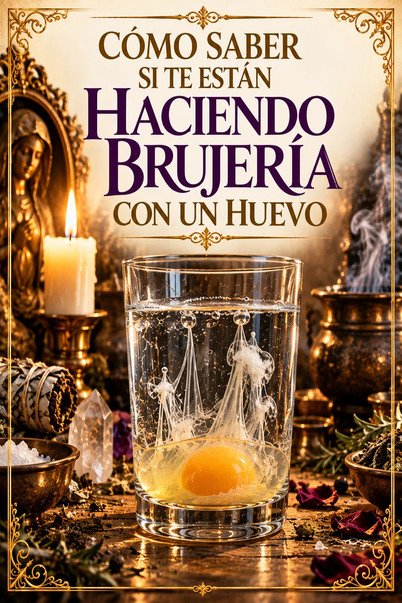 Cómo saber si te están haciendo brujería con un huevo en vaso de agua