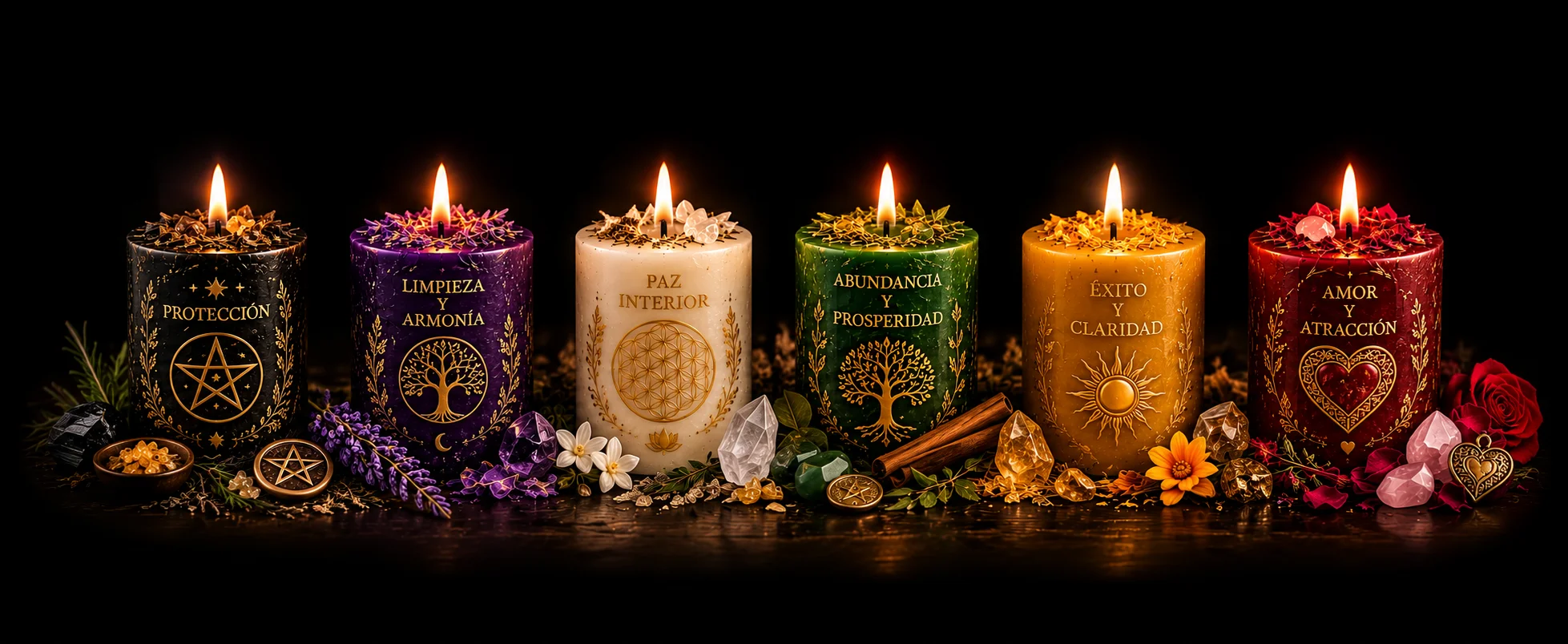 Guía Maestra de Velas: significado de los colores, usos y rituales